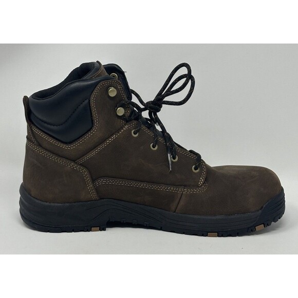 Danner Caliper Brown 6" Aluminum Toe Boots Men’s 11.5 Brown Lace Up Work Leather - Picture 10 of 13
